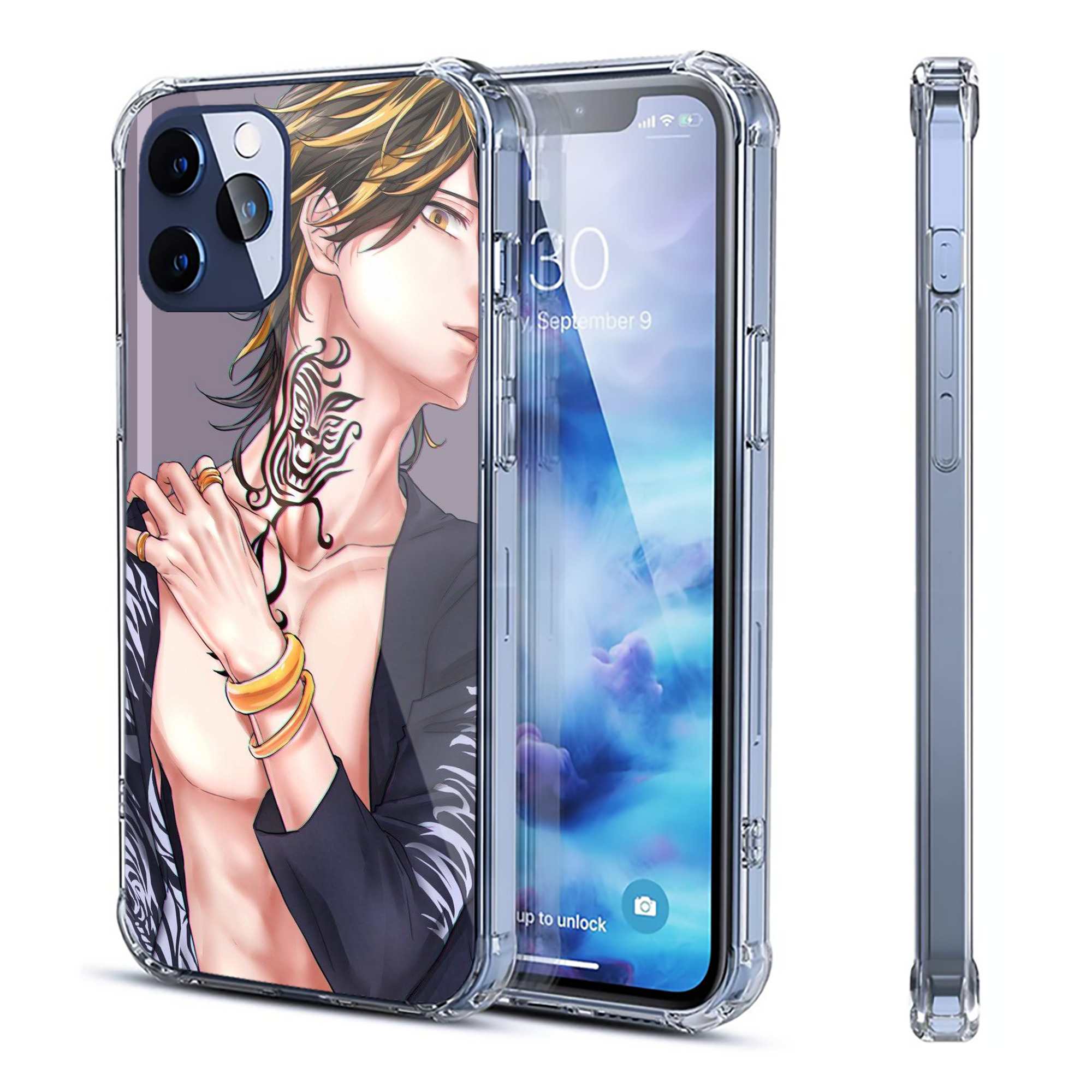 （画像用） 東京リベンジャーズ Tokyo Revengers 【iPhone 12シリーズ対応】透明スマホケース（クリアソフトケース）